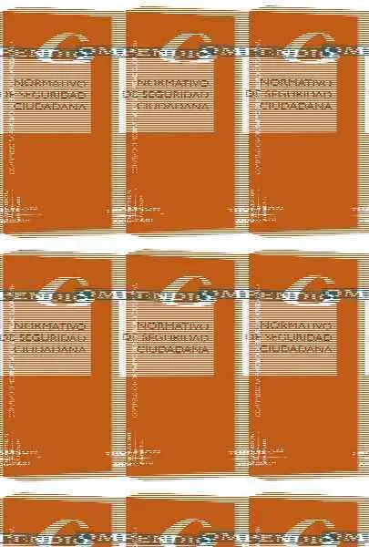 Compendio Normativo Serguridad Ciudadana