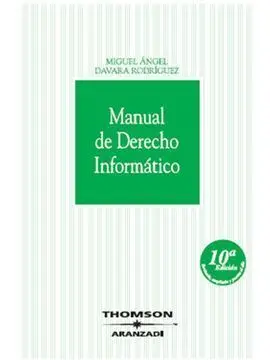 Manual Derecho Informatico 10ª Ed