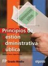 PRINCIPIOS DE GESTIÓN ADMINISTRATIVA PÚBLICA