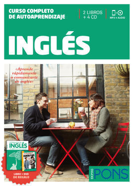 CURSO PONS INGLES 2 LIBROS + 4 CD + DVD + CAZAPALABRAS INGLES