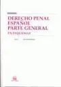 Derecho Penal Español. Parte General