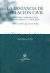 LA INSTANCIA DE APELACIÓN CIVIL ESTUDIO COMPARATIVO ENTRE ESPAÑA Y ALEMANIA