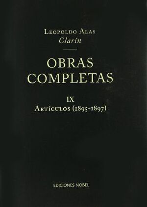 OBRAS COMPLETAS IX ARTICULOS (1895-1897)