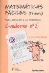 MATEMÁTICAS FÁCILES, 2 EDUCACIÓN PRIMARIA
