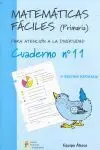 Matemáticas Fáciles. Cuaderno 11