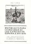 Materiales para la Historia de las Ciencias en España. Siglos Xv