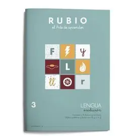 Cuaderno Lengua 3 Rubio Evolucion