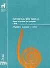 INVESTIGACIÓN SOCIAL