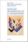 TEXTOS ARQUITECTURA DE LA MODERNIDAD