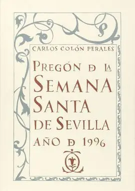 1996 Pregon de la Semana Santa de Sevilla?1996