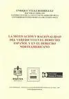 La Motivación y Racionalidad del Veredicto en el Derecho Español y en el Derecho Norteamericano