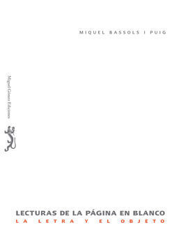 LECTURAS DE LA PAGINA EN BLANCO. LA LETRA Y EL OBJ