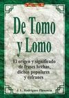 DE TOMO Y LOMO