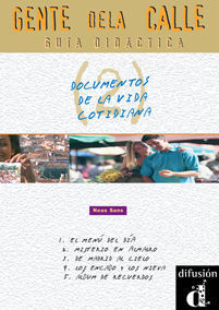 GENTE DE LA CALLE GUIA DIDACTICA