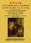 Aviso a los Literatos y Poderosos Acerca de Su Salud, o Tratados de las Enfermed