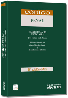 CODIGO PENAL Y LEYES PENALES ESPECIALES 2013