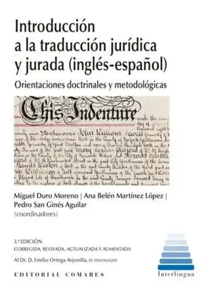 Introducción a la Traducción Jurídica y Jurada (Inglés-Español)