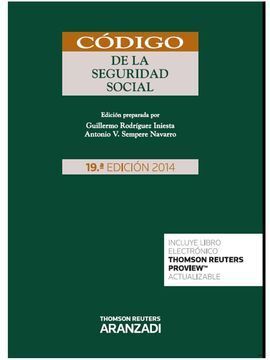 CÓDIGO DE LA SEGURIDAD SOCIAL (PAPEL + E-BOOK) 2014