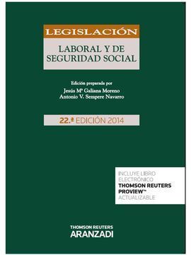 LEGISLACIÓN LABORAL Y DE SEGURIDAD SOCIAL (PAPEL + E-BOOK) 2014