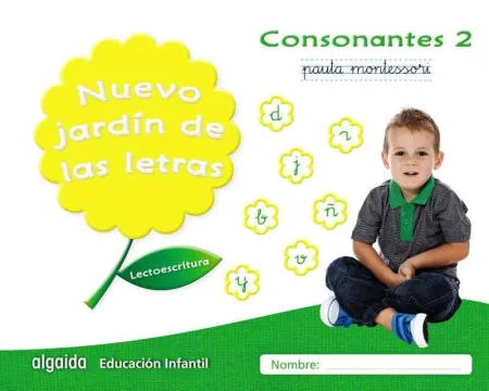 Nuevo Jardín de las Letras. Consonantes 2. Pauta.