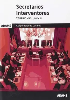 Temario Vol. 3 Secretarios Interventores de Corporaciones Locales 2015