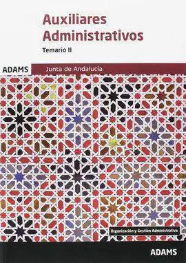 Temario Ii Auxiliares Administrativos Junta Andalu