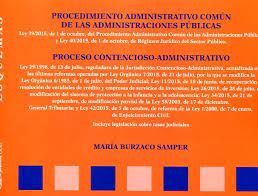 PROCEDIMIENTO ADMINISTRATIVO COMÚN DE LAS ADMINISTRACIONES PÚBLICAS. PROCESO CON