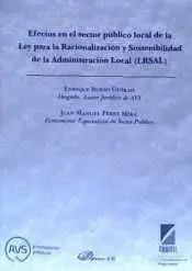 Efectos en el Sector Público Local de la Ley para la Racionalización y Sostenibi