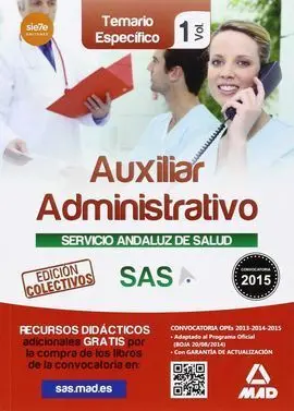Paquete Ahorro Auxiliares Administrativos Servicio Andaluz de Salud
