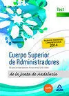 Test Cuerpo Superior Administradores (Especialidad Gestión Financiera A1 1200) de la Junta de Andalucía 2014