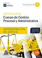 Temario Ii Cuerpo Gestion Procesal y Administrativa Administracion Justicia. Pro