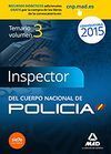 TEMARIO VOL. 3 INSPECTORES CUERPO POLICIA NACIONAL 2015