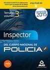 TEMARIO VOL. 3 INSPECTORES CUERPO POLICIA NACIONAL 2015