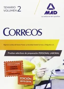 Personal Laboral Correos y Telegrafos Vol 2