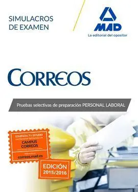 Personal Laboral Correos y Telegrafos Simulacros de Examen