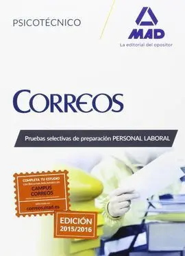 Psicotécnico Personal Laboral Correos y Telegrafos 2016