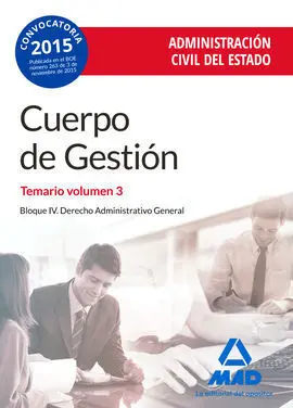 Temario 3 Cuerpo de Gestión de la Administración Civil del Estado 2015