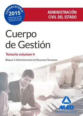 Temario Cuerpo de Gestión de la Administración Civil del Estado