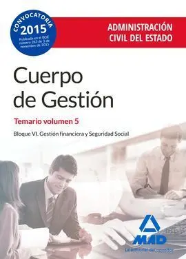 Cuerpo de Gestion Temario Vol. 5