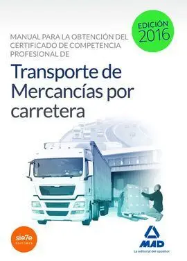 Manual para la Obtención del Certificado de Competencia Profesional de Transport
