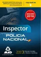 Temario 3 Inspector de Policía Nacional 2016