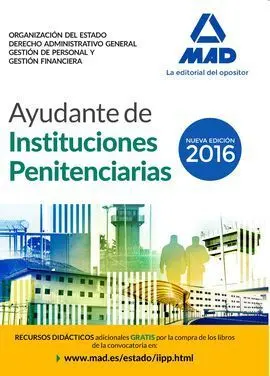Ayudantes Instituciones Penitenciarias Derecho Administrativo