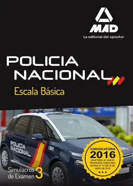 Simulacros de Examen 3 Policia Nacional Escala Básica