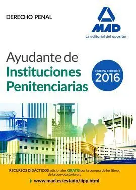 Derecho Penal Ayudantes Instituciones Penitenciarias