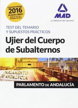 Ujier Parlamento Andalucia Test y Supuestos Practicos