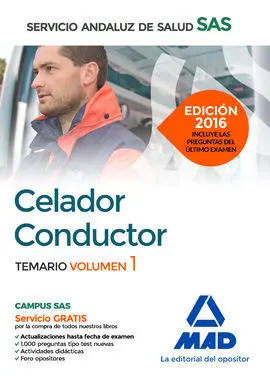 Celador Conductor Sas Temario Volumen 1 2016