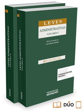LEYES ADMINISTRATIVAS (DUO) 21ª ED. 2015