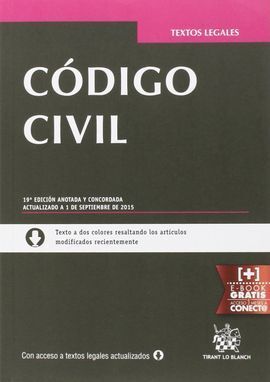 CÓDIGO CIVIL 19ª EDICIÓN 2015