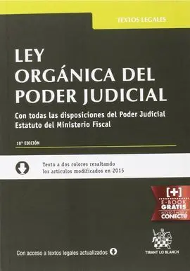 Ley Orgánica del Poder Judicial 18ª Edición 2015