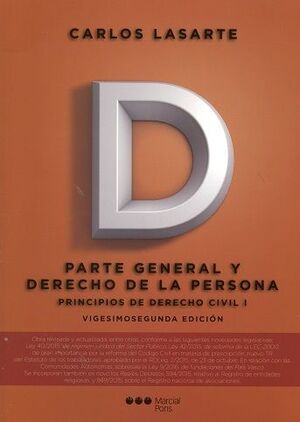 PRINCIPIOS DE DERECHO CIVIL TOMO I